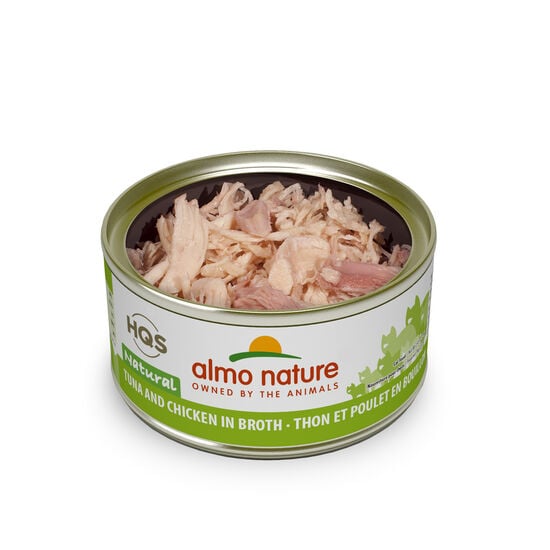 Tuna and chicken in broth for adult cats Image NaN