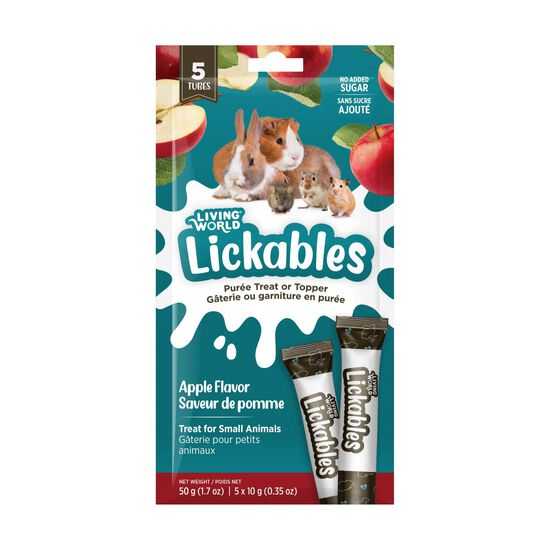 Apple Flavor Lickables Treats for Small Animals Image NaN