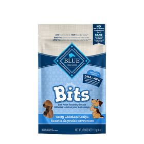 Bits soft-moist training treats for dogs, chicken