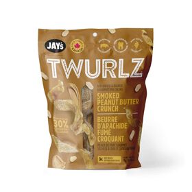Smoked Peanut Butter Gourmet Pork Skin Dog Chews, 75 g