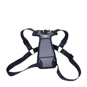 Front-connect padded dog harness