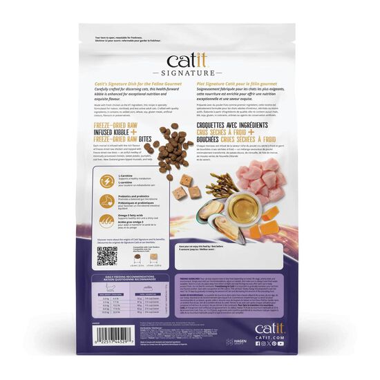 Signature Chicken Freeze-Dried Raw Nutrition for Indoor Cats, 4.5 kg Image NaN