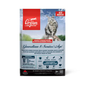 Nourriture sèche Guardian 8 pour chats âgés, 4,5 kg