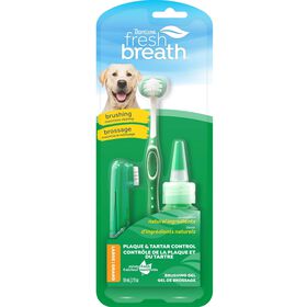 Fresh Breath Plaque and Tartar Control Kit for Large Dogs