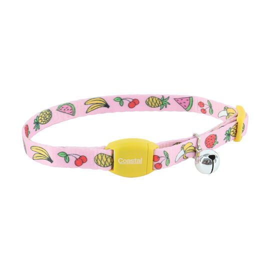 Collier Breakaway ajustable avec boucle magn&eacute;tique pour chats, Fruit Image NaN