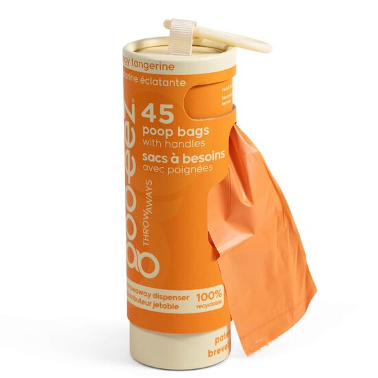 Eco-friendly Waste Bag with Disposable Compact Dispenser, Tangy Tangerine Image NaN