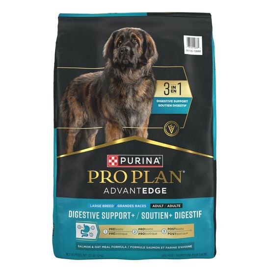 Nourriture s&egrave;che AdvantEDGE Soutien+ digestif grandes race au saumon et farine d'avoine pour chiens, 10 kg Image NaN