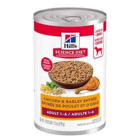 Adult 1-6 Chicken & Barley Entr&eacute;e for Dogs, 370 g