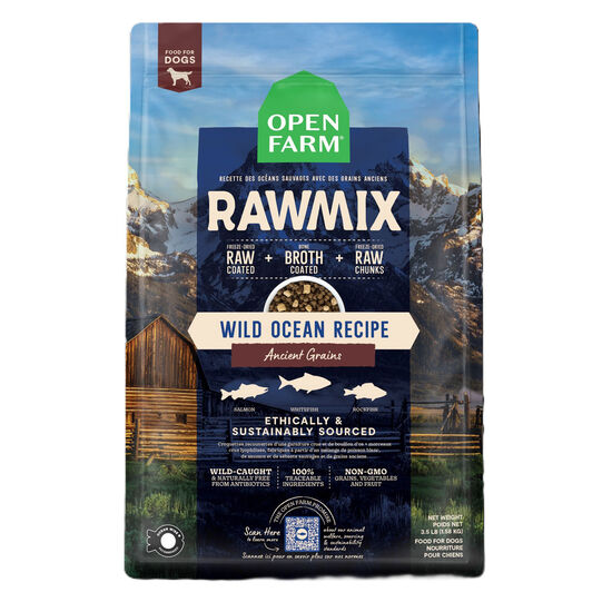 RawMix Wild Ocean Recipe with Ancient Grains Dry Dog Food, 9.07 kg Image NaN
