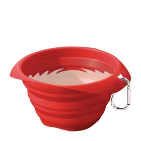 Collaps-A-Bowl travel bowl, red