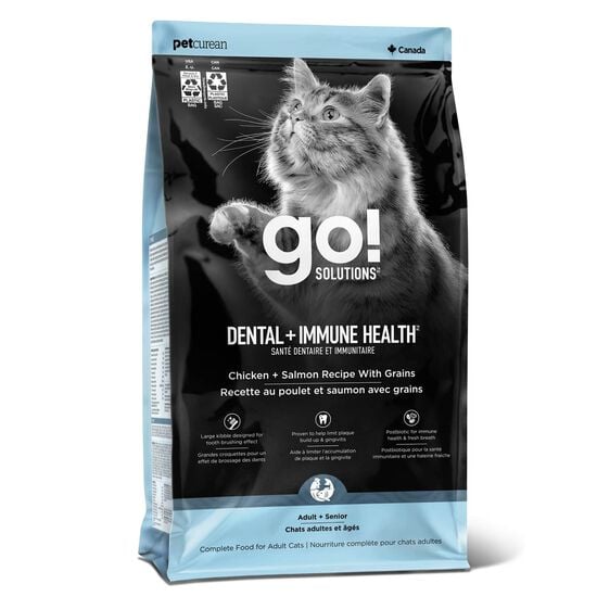 Dental and Immune Health Chicken and Salmon with Grains Dry Food for Cats, 1.31 kg Image NaN