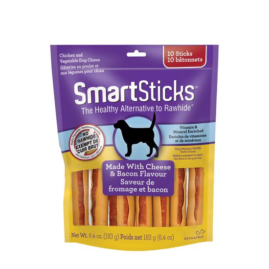 Bacon & cheese sticks for dogs Image NaN