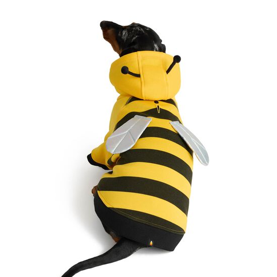 Moletton d'abeille avec capuchon et d&eacute;tails amusants pour chiens Image NaN