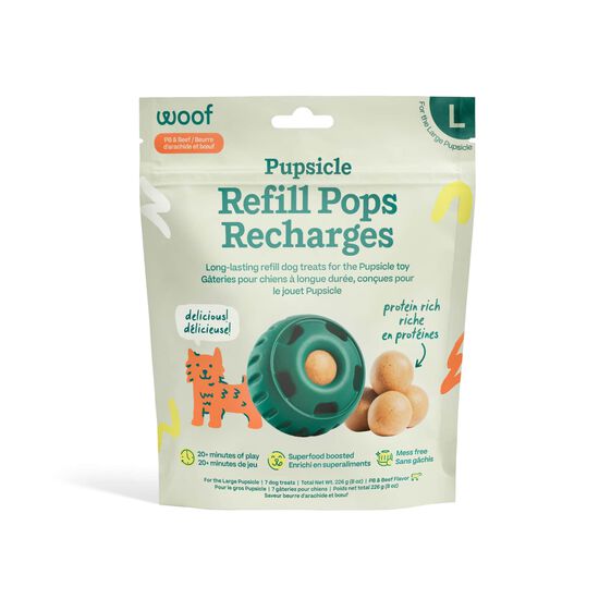 Beef & Peanut Butter Refill Pops, Large Image 1.0