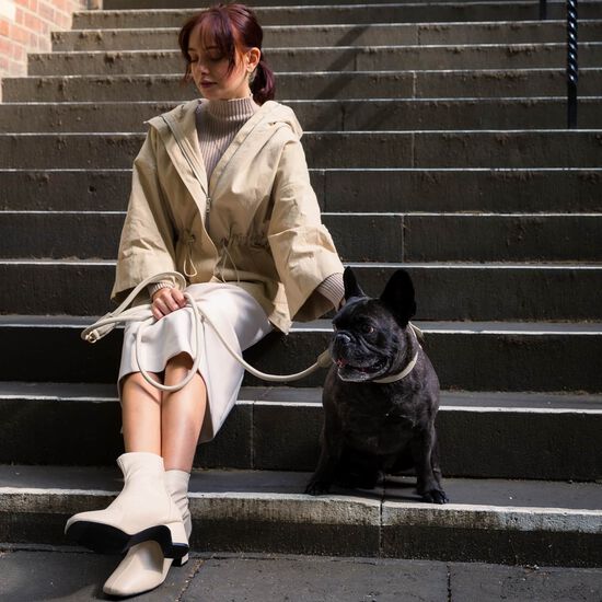 Laisse FuzzYard Life Atelier pour chiens, gr&egrave;s Image NaN