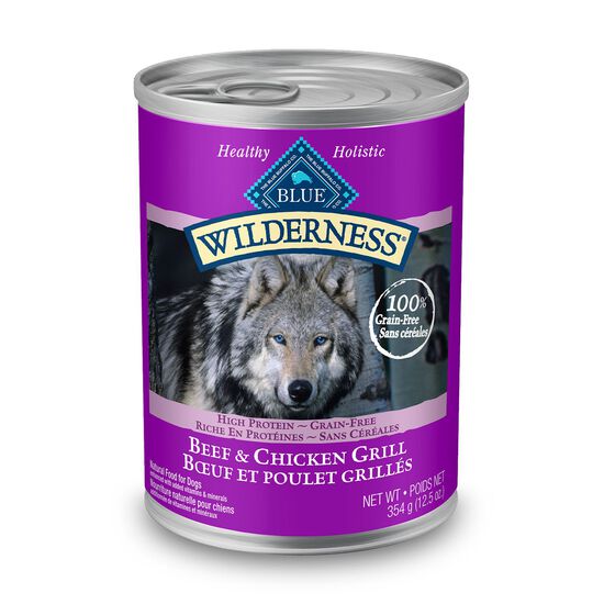 Grain free beef and chicken grill wet food for dog Image NaN