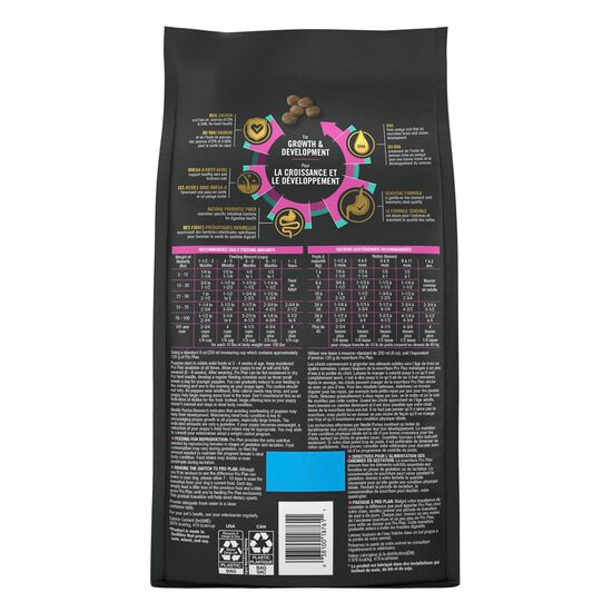 Nourriture s&egrave;che D&eacute;veloppement peaux et estomacs sensibles au saumon et riz pour chiots,  1,81 kg Image NaN