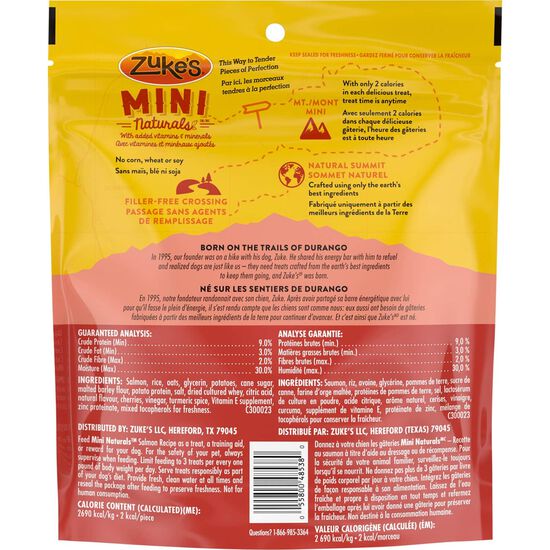 Mini Naturals Salmon Tender BitesTreats for Dogs, 454 g Image NaN