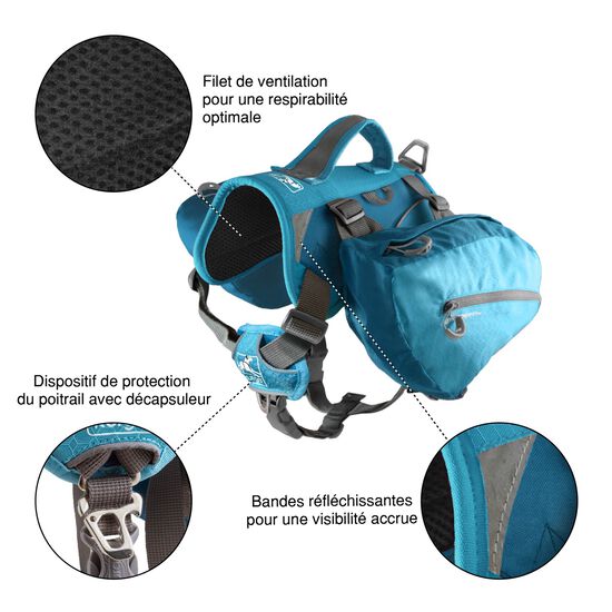 Grand Sac à dos Baxter, bleu côtier Image NaN