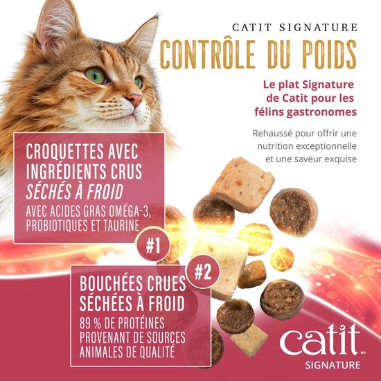 Signature Chicken Freeze-Dried Raw Nutrition Weight Control for Adult Cats, 1.8 kg Image NaN