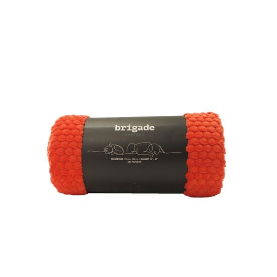 Jeté jacquard ultra-douce, cayenne Image NaN