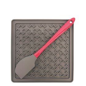 Napperon en silicone avec spatule
