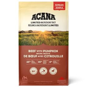 Beef with Pumpkin Recipe Singles Dry Food for Dogs, 10.8 kg