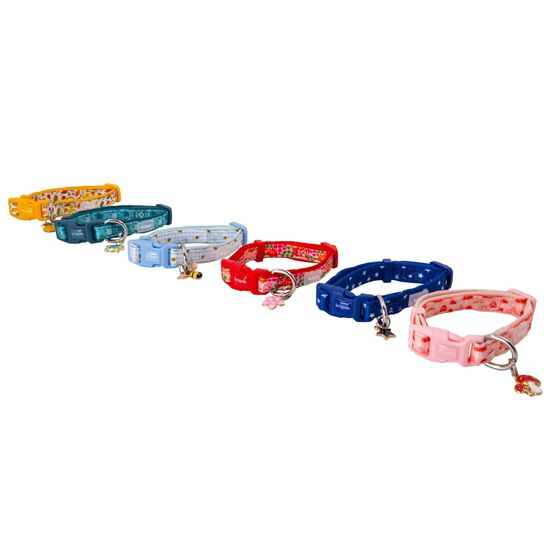 Mini collier nylon et neoprene avec breloque pour chiens, Fleurs d'Hawa&iuml; Image 4.0