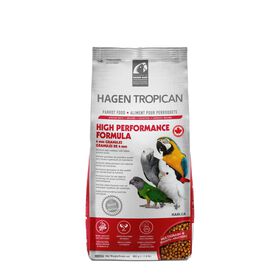 High performance granule food for parrots