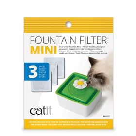 Filters for mini water foutain with flower