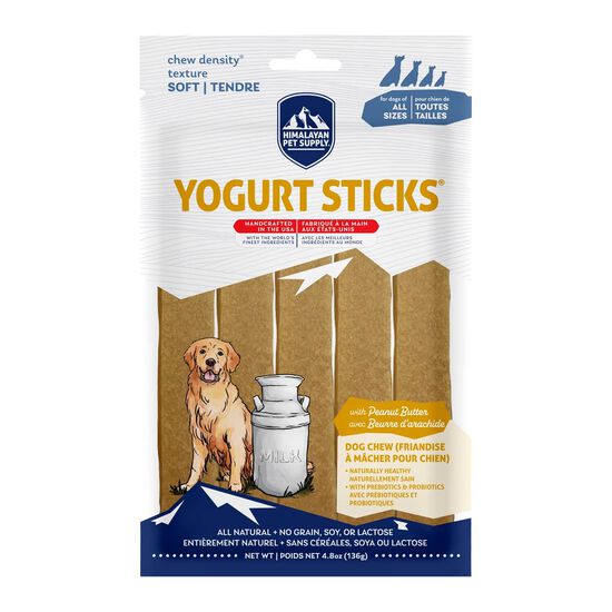 Yogurt Sticks for Dogs, Peanut Butter Image 1.0