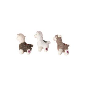 Jouet petit lama Lil Spots Yo Lama pour chiens, 1 unit&eacute; assorti