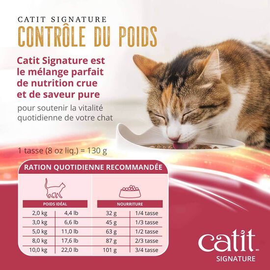 Signature Chicken Freeze-Dried Raw Nutrition Weight Control for Adult Cats, 1.8 kg Image NaN