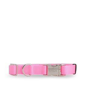Pink nylon collar