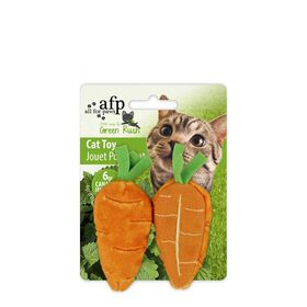 Vegetable toys stuffed with catnip