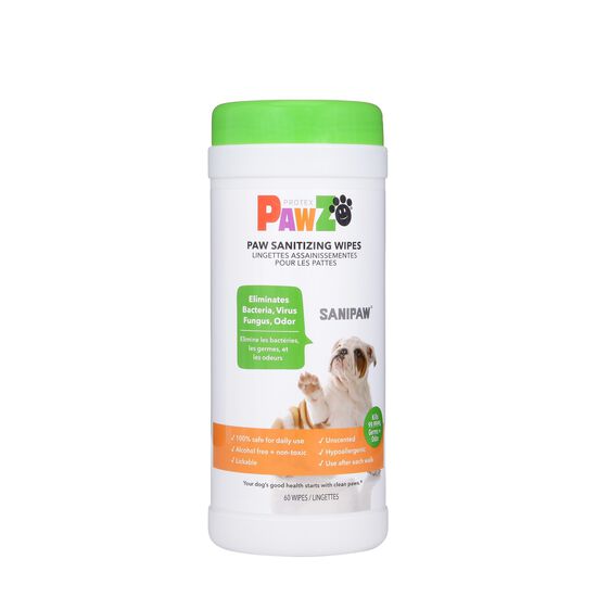 Paw sanitizing wipes Image NaN