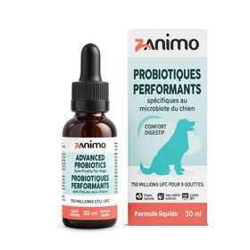Probiotiques performants sp&eacute;cifiques aux chiens, 30 ml