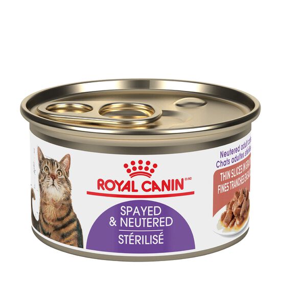 Feline Health Nutrition™ Spayed/Neutered Thin Slices In Gravy Canned Cat Food Image NaN