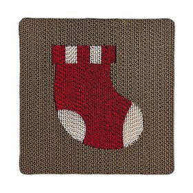 Grattoir carton bas de Noël pour chats