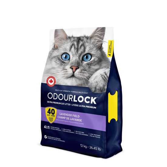 Clumping cat litter, lavender fragrance, 12 kg Image NaN