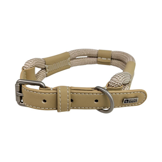 Luxury Rope Collar for Dogs, Sand Image NaN