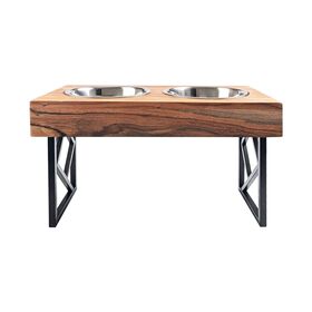 Bol double avec support ajustable