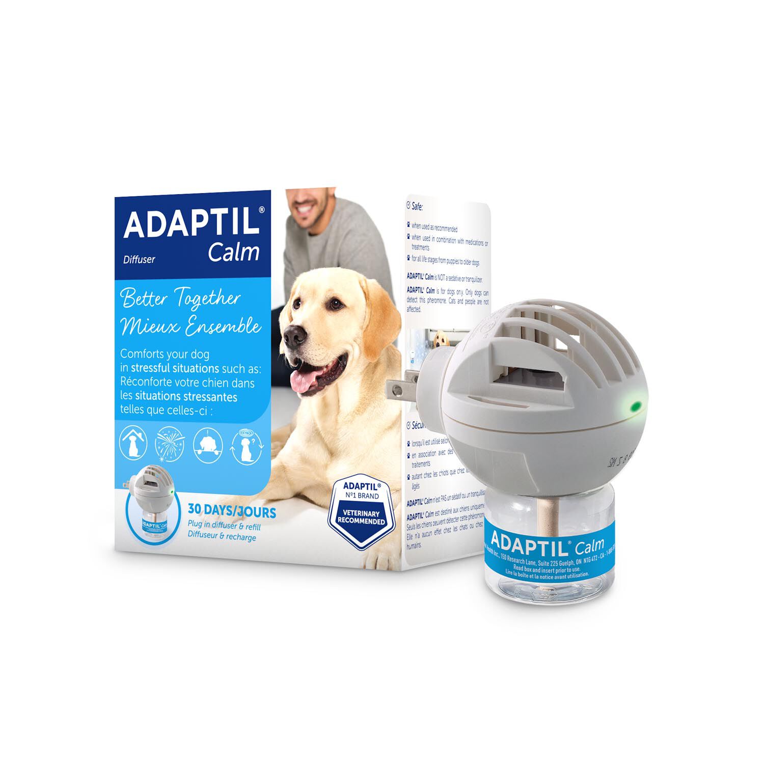 Adaptil Calming Diffuser Plug-in Calm Home Diffuser Starter Kit Adaptil | Mondou