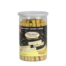 Banana Flavoured Chew Sticks for Dogs