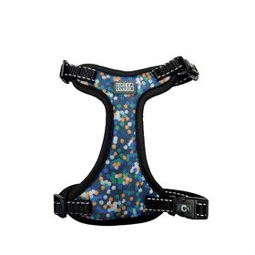 Harnais ajustable en filet à imprimé de pois pour chats