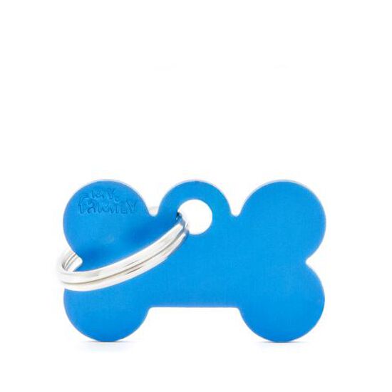 Médaille en forme d'os bleu, petit format Image NaN