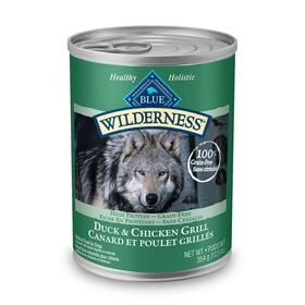 Grain free duck and chicken grill wet food for dog
