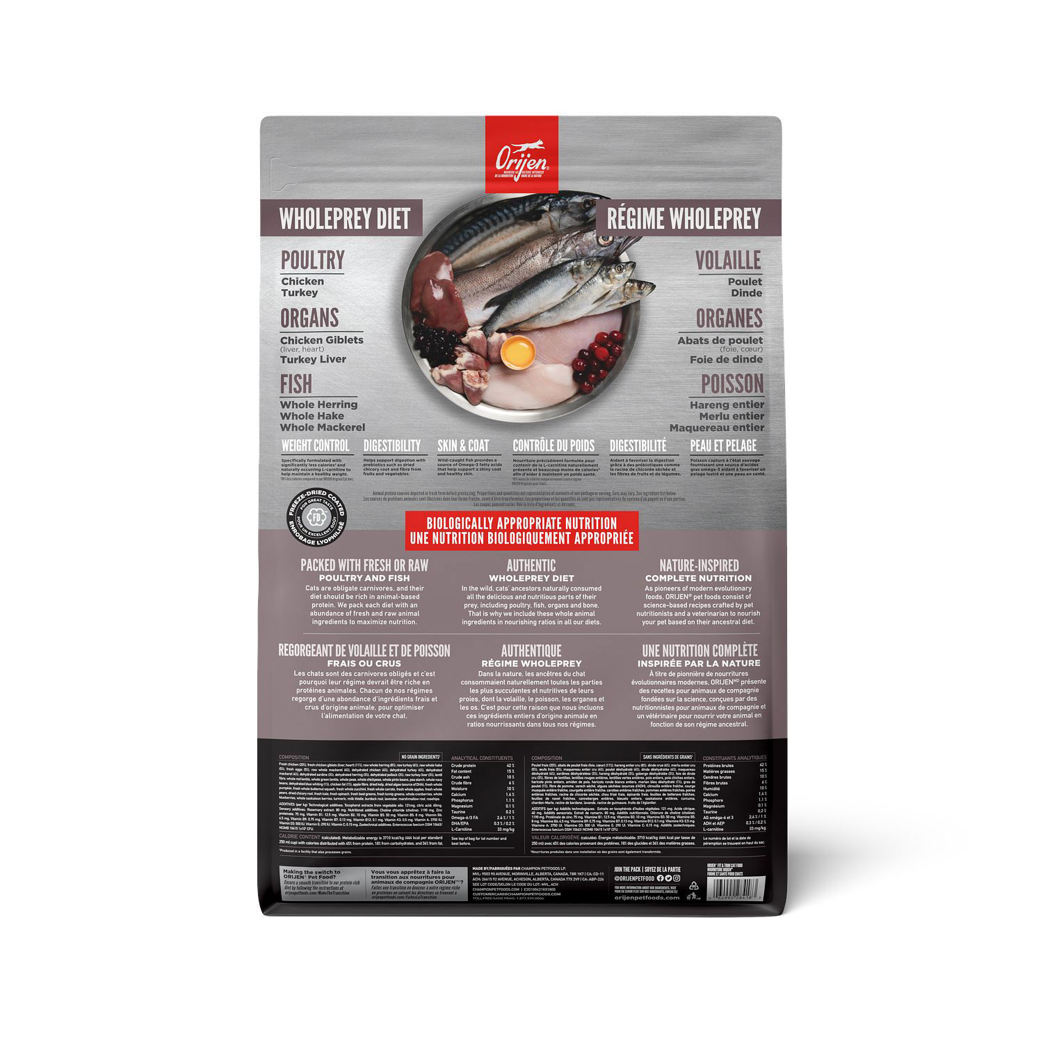 Fit & Trim Dry Food for Cats, 1.8 kg Orijen | Mondou
