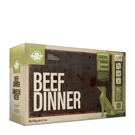 Raw Dog Food, Beef Dinner Image NaN