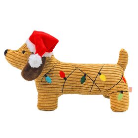 Jouet chien saucisse de No&euml;l pour chiens